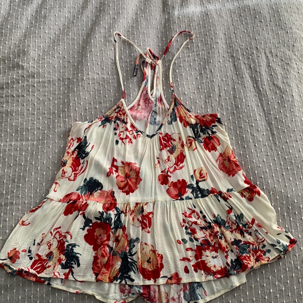 Floral Tank Top Blouse